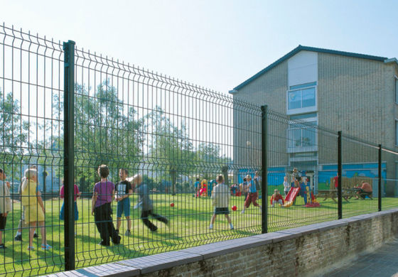 Openlucht Gegalvaniseerde Pvc Met een laag bedekte Buigende Omheining Panels 3.5mm