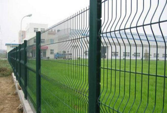 Pvc bedekte Gebogen/Driehoek met een laag die Brc Mesh Fencing buigen